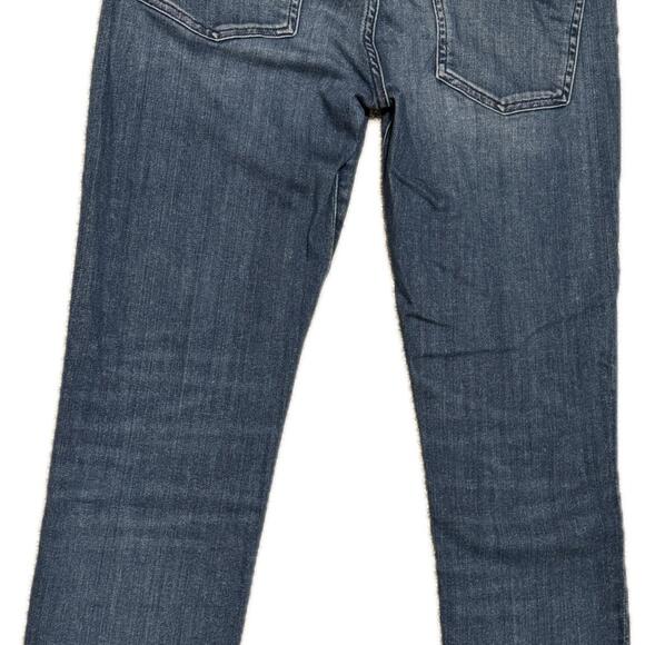 AGOLDE High Rise Skinny Jeans Cropped Raw Hem Size 29 - Picture 3 of 7